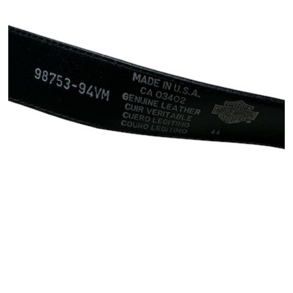 HARLEY DAVIDSON - Men’s Leather Belt - Picture 2 of 3